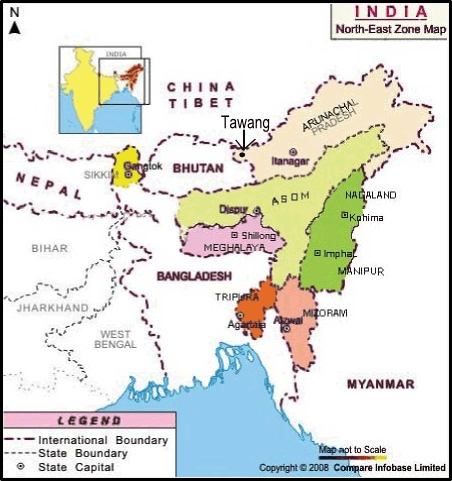 The Security of North-East India and Tibet's Independence.