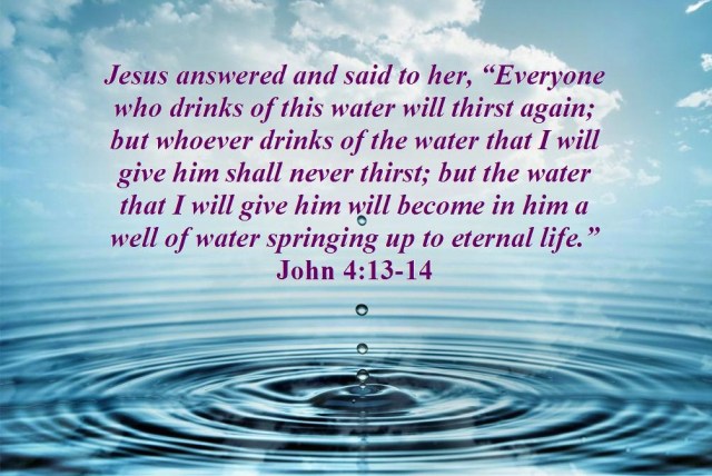 WholeDude - WholeDesigner - Spirit: Living Waters. The New Testament, The Gospel According to John, Chapter 3, verse#5 , Jesus answered, "I tell you the truth, no one can enter the Kingdom of God unless he is born of the water and the Spirit."