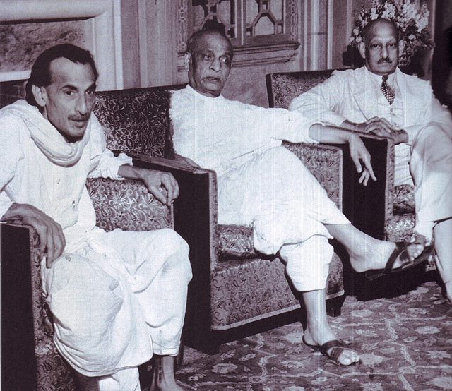 SPECIAL FRONTIER FORCE - PANCHSHEEL AGREEMENT: ACHARYA J B KRIPALANI, GANDHIAN THINKER, FREEDOM FIGHTER, SOCIAL WORKER, AND EMINENT INTELLECTUAL OF INDIA IS SEEN IN THIS PHOTO(LEFT) ALONG WITH SARDAR PATEL(MIDDLE) AND SIR SEN(RIGHT). ACCORDING TO ACHARYA KRIPALANI THE PANCHSHEEL AGREEMENT IS BORN IN SIN. I MET THIS NATIONALIST LEADER DURING JUNE 1967 IN NEW DELHI.
