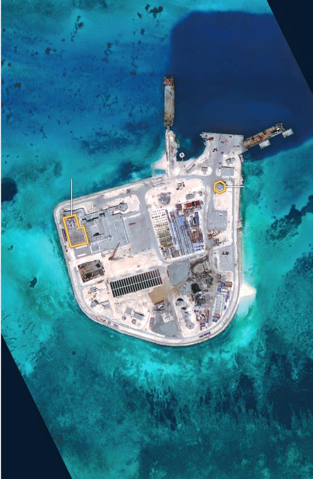 red china west philippine sea aggression johnson south reef